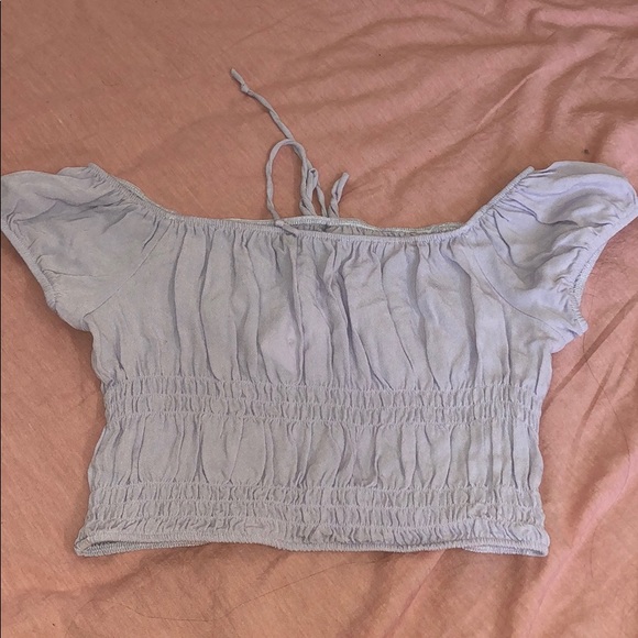 ADORABLE kendall&Kylie purple ruffled crop top - Picture 2 of 4